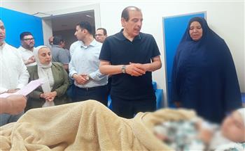 تنفيذًا لتوجيهات الرئيس .. وزير الصحة يكلف نائبه بزيارة مصابي حادث الإسماعيلية والاطمئنان على حالتهم