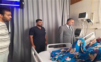 وكيل صحة شمال سيناء يتفقد مستشفى الشيخ زويد ويوجه بتقديم الرعاية للمرضى الفلسطينيين