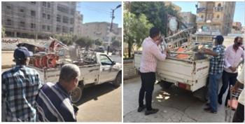  محافظ كفرالشيخ يتابع حملات رفع الإشغالات بالحامول لتيسير الحركة والحفاظ على حق المواطنين في الطريق