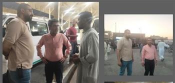 السكرتير المساعد لمحافظة الأقصر يقود جولة مفاجئة على مواقف الأقصر
