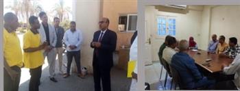 مديرية العمل بالأقصر تبحث شكوى العمال بأحدى شركات الأمن الخاصة وتنظم ندوة لحماية حقوق العمال 