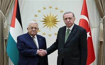 رئيسا فلسطين وتركيا يبحثان مستجدات الأوضاع السياسي والعدوان الإسرائيلي على الشعب الفلسطيني