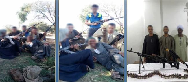 كشف حقيقة صور متداولة لأشخاص يحملون أسلحة نارية في قنا