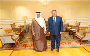 نبيل فهمي يبحث مع أمين التعاون الخليجي القضايا العربية والإقليمية ذات الإهتمام المشترك