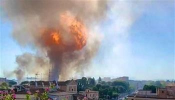 وكالة الأنباء الفرنسية: انفجار في مصنع للذخيرة قرب روما