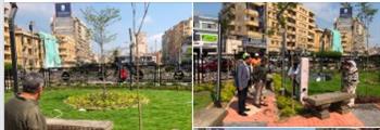 محافظ الدقهلية يتفقد التشطيبات النهائية بحديقة "كوكب الشرق" بحي شرق المنصورة.