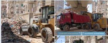 حملات لرفع المخلفات والتراكمات من مختلف المناطق في الإسكندرية