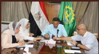  محافظ القليوبية يبحث مع جهاز مستقبل مصر استغلال الجزيرة الوسطى بشارع الصرف الصحي بالخصوص
