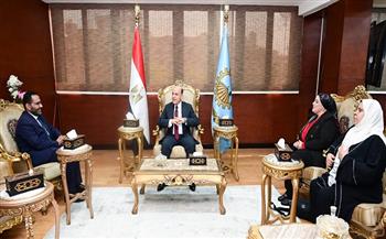 محافظ الغربية يبحث مع مساعد وزير الصحة تطوير مبادرات الصحة العامة