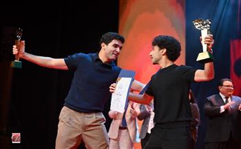 المهرجان القومي للمسرح المصري 19| أفضل ممثل صاعد.. مينا نبيل عن «شنب البنات» وأحمد عباس  عن «منظمة آل يونسكو»