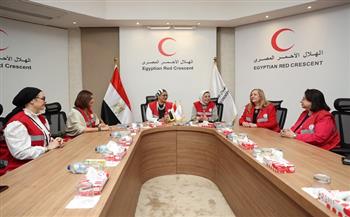 بالتعاون بين قومي المرأة والهلال الأحمر..تنظيم «يوم التطوع» لتعبئة المساعدات الإنسانية للأشقاء الفلسطينيين