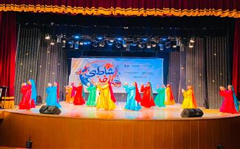 عروض لفرقتي أطفال الأنفوشي والمنيا في شاطيء الفن بالغردقة 