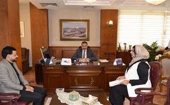 محافظ بورسعيد يستقبل الدكتورة مروة حلاوة عضو مجلس النواب لبحث عدد من الملفات الخدمية والتنموية