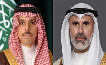 وزير خارجية الكويت يبحث مع نظيره السعودي آخر التطورات الإقليمية