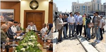  تطوير شامل لمئات العمارات السكنية ورفع كفاءة الطرق والميادين والأسواق بمحافظة بورسعيد 
