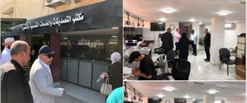 محافظ الدقهلية يتفقد مكتب توثيق الخارجية بحديقة شجرة الدر بالمنصورة