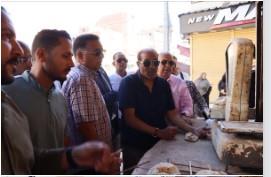 محافظ القليوبية يشن حملة مفاجئة على المخابز البلدية المدعمة بمدينة طوخ
