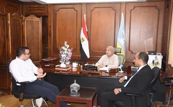 نائب محافظ الإسكندرية تبحث مع "شباب المتوسط للتنمية" دعم المبادرات البيئية والمجتمعية