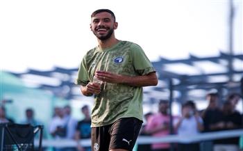 ناصر ماهر يعود للتدريبات الجماعية في بيراميدز
