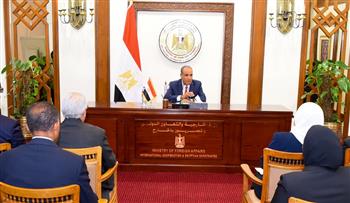 وزير الخارجية يؤكد أهمية العمل على فتح أسواق جديدة أمام الصادرات المصرية