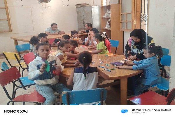 عرائس من ورق الفوم.. ورشة فنية بقصر ثقافة ملوي احتفالًا بالمولد النبوي الشريف