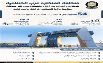 إعلامي مجلس الوزراء: منطقة القنطرة غرب الصناعية.. نموذج للنجاح في جذب الاستثمارات خلال عامين