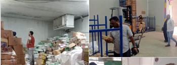 محافظ أسوان يتابع جهود الحملات البيطرية والرقابية لضبط 740 كجم من اللحوم والدواجن بأسوان وكوم أمبو 