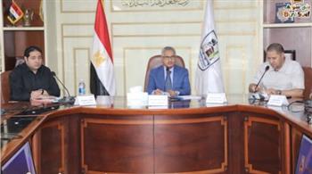 محافظ بني سويف يترأس اجتماع اللجنة العليا للبت في تقنين أراض أملاك الدولة 