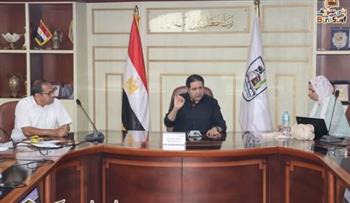 السكرتير العام لمحافظة بني سويف يجتمع باللجنة التنسيقية لمتابعة المستجدات في ملف التصالح على مخالفات البناء 
