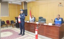 محافظة بني سويف تواصل فعاليات التدريب العملي بتجربة إخلاء كلي للديوان العام ضمن خطتها التعامل مع الأزمات 