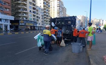 محافظ الإسكندرية: نتابع على مدار الساعة تنفيذ خطة الارتقاء بمنظومة النظافة