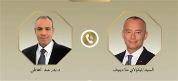 وزير الخارجية يبحث هاتفيا مع الممثل الاعلي لغزة مستجدات الأوضاع فى قطاع غزة 