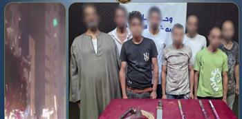 ضبط 9 أشخاص في مشاجرة بين بائعين بالعمرانية بسبب أولوية افتراش مكان للبيع