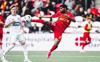 إبراهيم عادل يصنع هدف فوز نورشيلاند الثمين في دوري المؤتمر الأوروبي