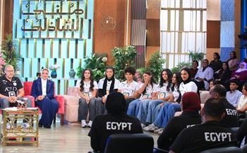 منى الشاذلي تحتفل بمنتخب مصر لناشئات اليد وعيد وفاء النيل.. الليلة 
