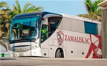 الدوري الممتاز .. وصول حافلة الزمالك لـ ستاد القاهرة للقاء الاتحاد السكندري