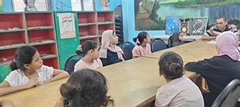 مكتبة كوم الأحمر الثقافية تنظم ورشة حكي حول أهمية اللغة العربية