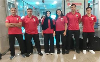 بعثة تنس الطاولة تغادر إلى إيطاليا للمشاركة في دورة ألعاب البحر المتوسط