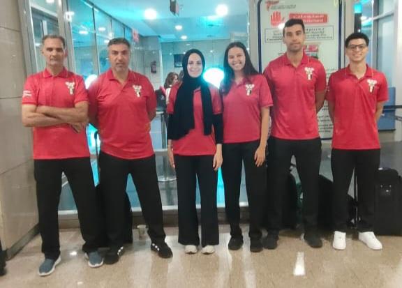 بعثة تنس الطاولة تغادر إلى إيطاليا للمشاركة في دورة ألعاب البحر المتوسط  