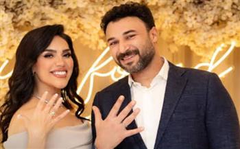 مي فاروق تحتفل بعيد ميلاد زوجها محمد العمروسي