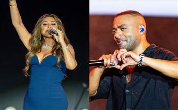 إليسا وتامر عاشور وتألق في ليلة غنائية ساحرة في الساحل