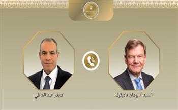 وزير الخارجية يبحث مع نظيره الألماني تعزيز العلاقات الثنائية والتطورات الإقليمية