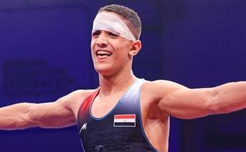 المصارع المصري مصطفى حسين يتوج ببرونزية الرومانية بدورة ألعاب البحر المتوسط