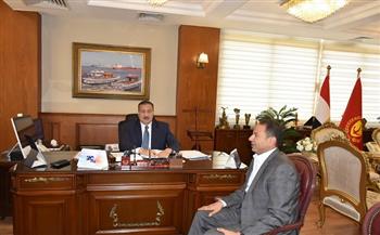 محافظ بورسعيد يستقبل النائب حسن عمار لبحث عدد من الملفات والقضايا الخدمية
