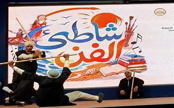 فرقة الفنون الشعبية تتألق بعرض فني في «ليالي شاطئ الفن» بمرسى مطروح