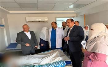 نائب وزير الصحة يجري جولة تفقدية للمنشآت الصحية بالجيزة ويحيل مدير مستشفى العياط للتحقيق