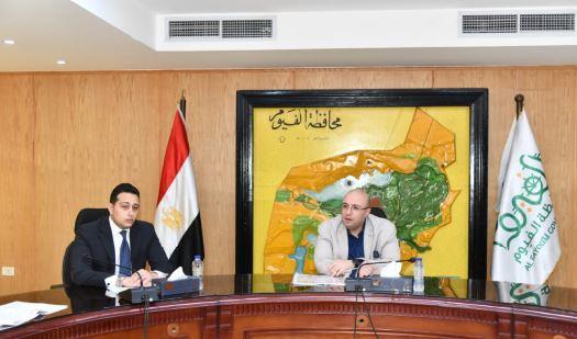 محافظ الفيوم يتابع الموقف التنفيذي لمشروع إعادة تأهيل محطة الصرف الصناعي بكوم أوشيم
