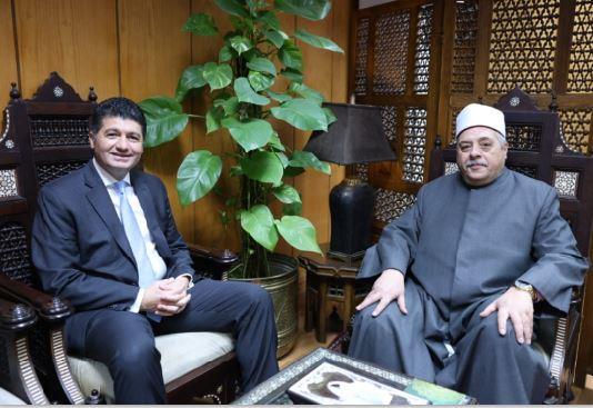 القائم بأعمال وكيل الأزهر يبحث مع قنصل مصر بإيطاليا تعزيز التعاون الدعوي