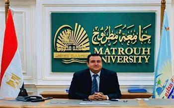 رئيس جامعة مطروح يهنئ الرئيس السيسي بالمولد النبوي الشريف