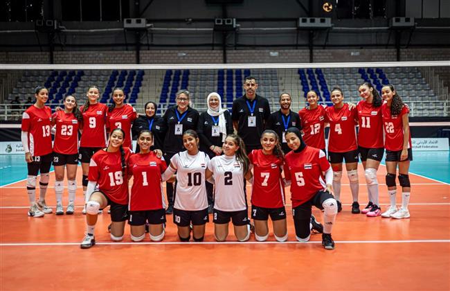 ناشئات مصر يكتسحن الأردن 3-0 في البطولة العربية للطائرة ويواصل الانتصارات  